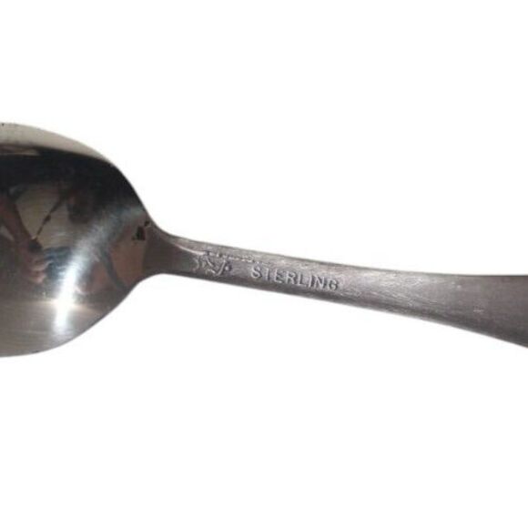 Sterling Silver OHIO TURNPIKE SOUVENIR SPOON  4 1/8" - Picture 2 of 4